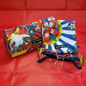 Dolce & Gabbana Sicilian Carretto UV Sunglasses